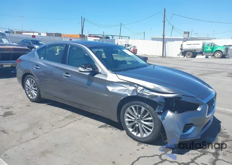 2018 Infiniti Q50 3.0T Luxe z USA, uszkodzony, nr VIN JN1EV7APXJM592094
